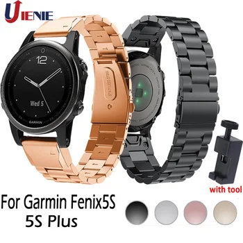 

Stainless Steel Band Bracelet for Garmin Fenix 5s 5sPlus Strap Quick Release Watchband Sport Replacement Smart Wristband Correa