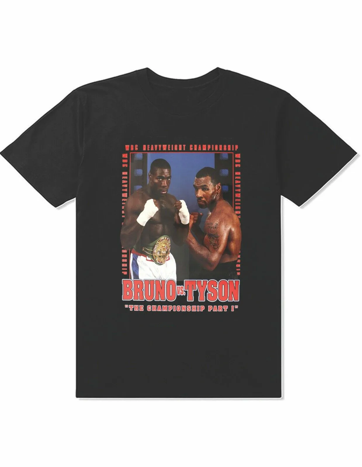 Frank Bruno Vs Mike Tyson Boxing Tshirt 