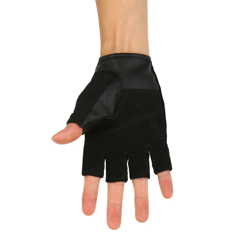 Gym Exercise Fitness Gloves Men and Women Slip Wear-Resistant Shock Absorber Palm Fitness Equipment Weightlifting Dumbbell Glove photo