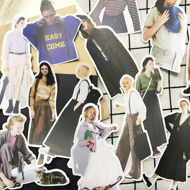 Модный журнал оригинальный основа коллаж телефонный дневник альбом счастливый