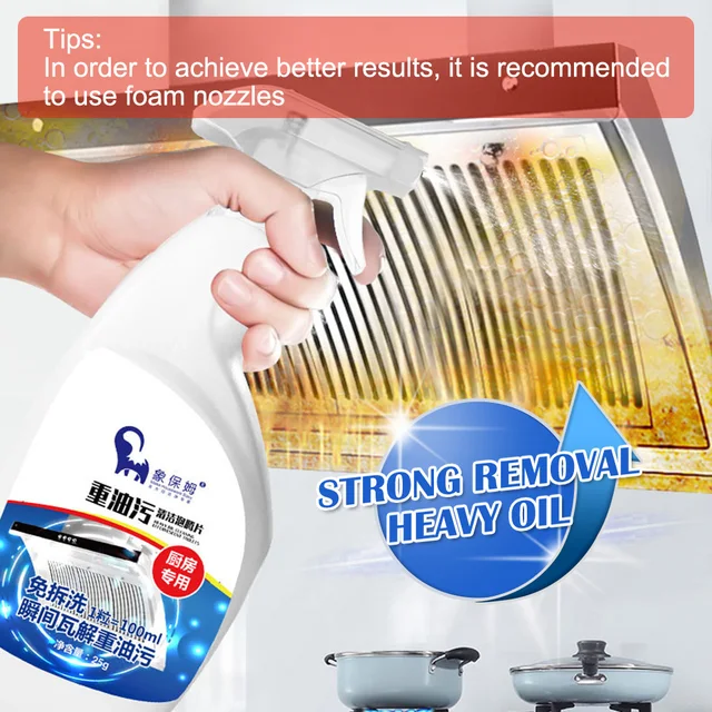15pcs All Effervescent Tablet Kitchen Heavy Grease Cleaner Range Hood Stove Oven Grease Stain Foam Detergent Dropshipping 3