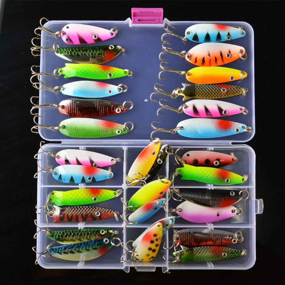 TOMA Spoon Lure Set Spinner bait 2-7g Trout Pike Metal Fishing lures Kit Crankbait Fresh/Salt Water Isca Artificial Hard Bait - Image 3