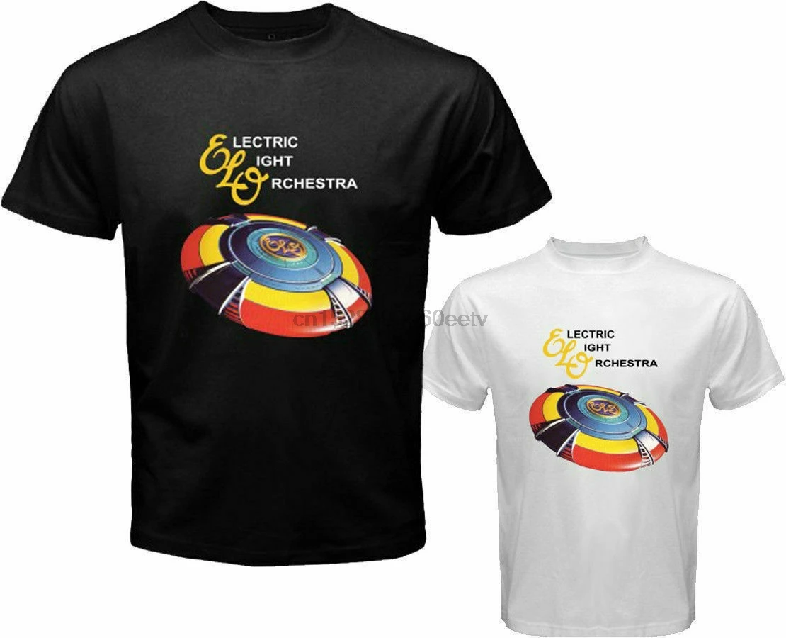 NEW ELECTRIC LIGHT ORCHESTRA ELO Ban logo T-Shirt S-5XL Men Woman |
