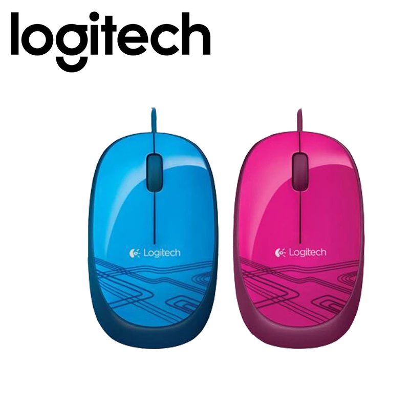 Logitech M105 проводной Мышь для студийной съемки с изображением цветов Беспроводная мышь дополнительно 1000 точек/дюйм кабель для Mac OSWindows ПК