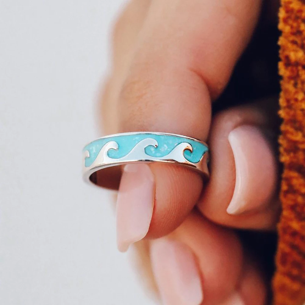 Ring Set For Women Simple Light Luxury Smiley Butterfly Jewelry Birthday Party Gifts