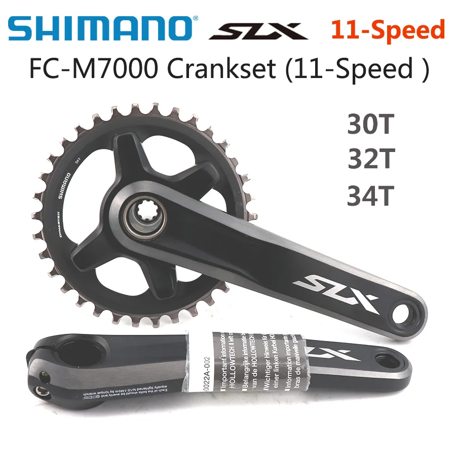 Shimano DEORE SLX FC M7000 1x11-скоростной шатун 32T 34T 170 мм 175 мм для горного велосипеда передняя цепная колесо с BB-MT800