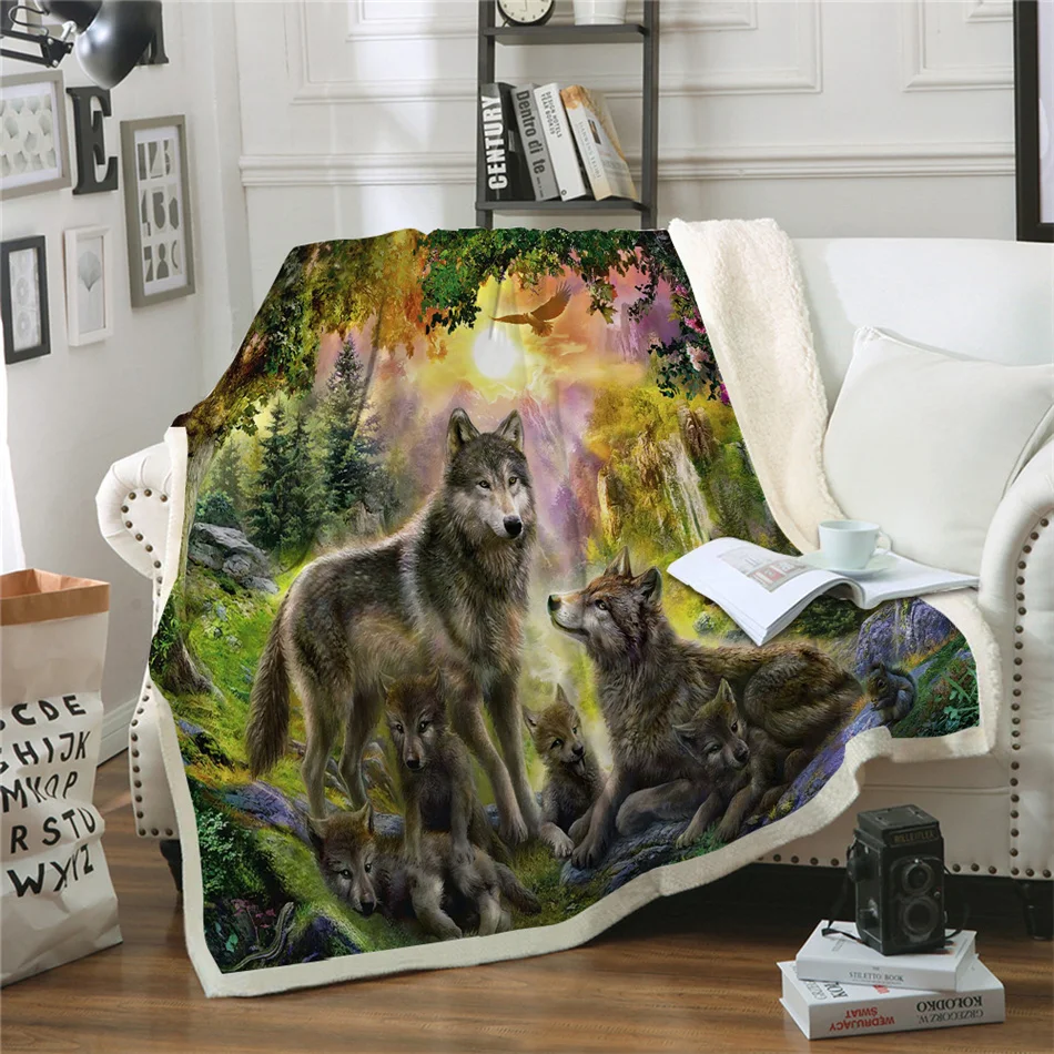 Bandana Pattern 3D Print Sherpa Blanket Sofa Couch Quilt Cover throw blanket 