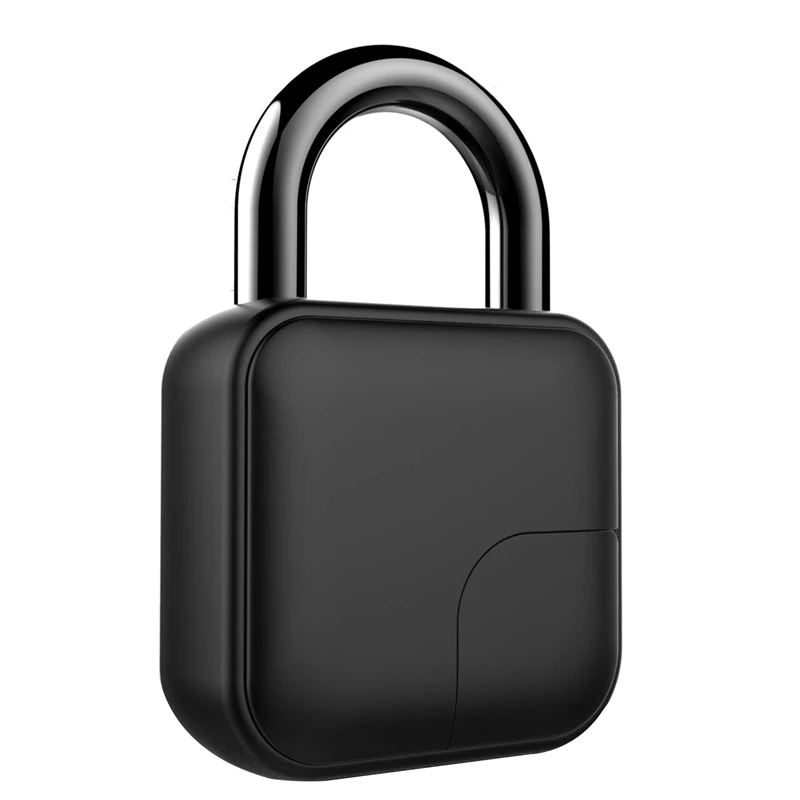 

Smart Biometric Fingerprint Padlock Rechargeable Cable Padlock for Office,Backpack,Locker,Golf Bags,Handbags