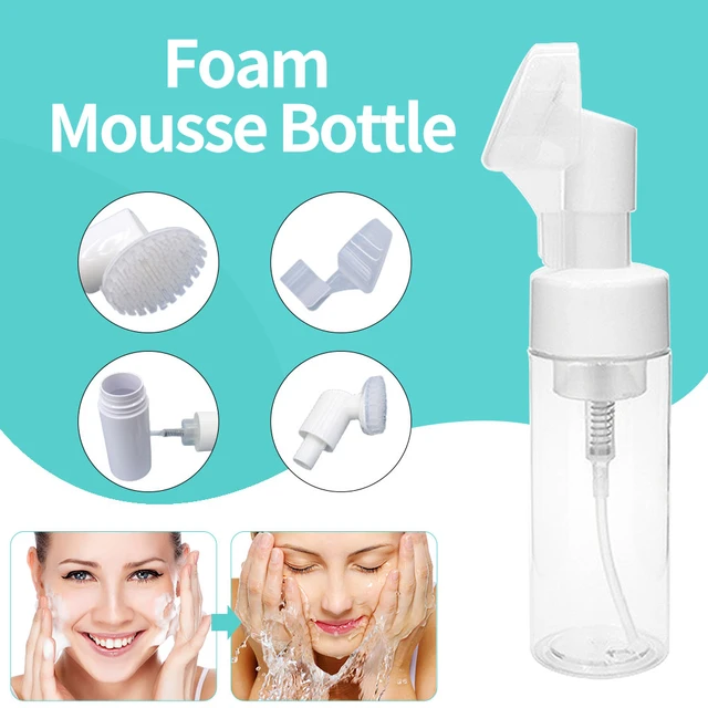 Silicone Brush Bottle Facial Cleaning  Portable Facial Cleanser Foam -  Soap Foaming - Aliexpress