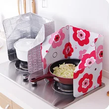 Кухня приготовление пищи Жарка сковородка экран от масляных брызг крышка стены масло брызговик портативный алюминиевой фольги масло брызговик экран для приготовления пищи