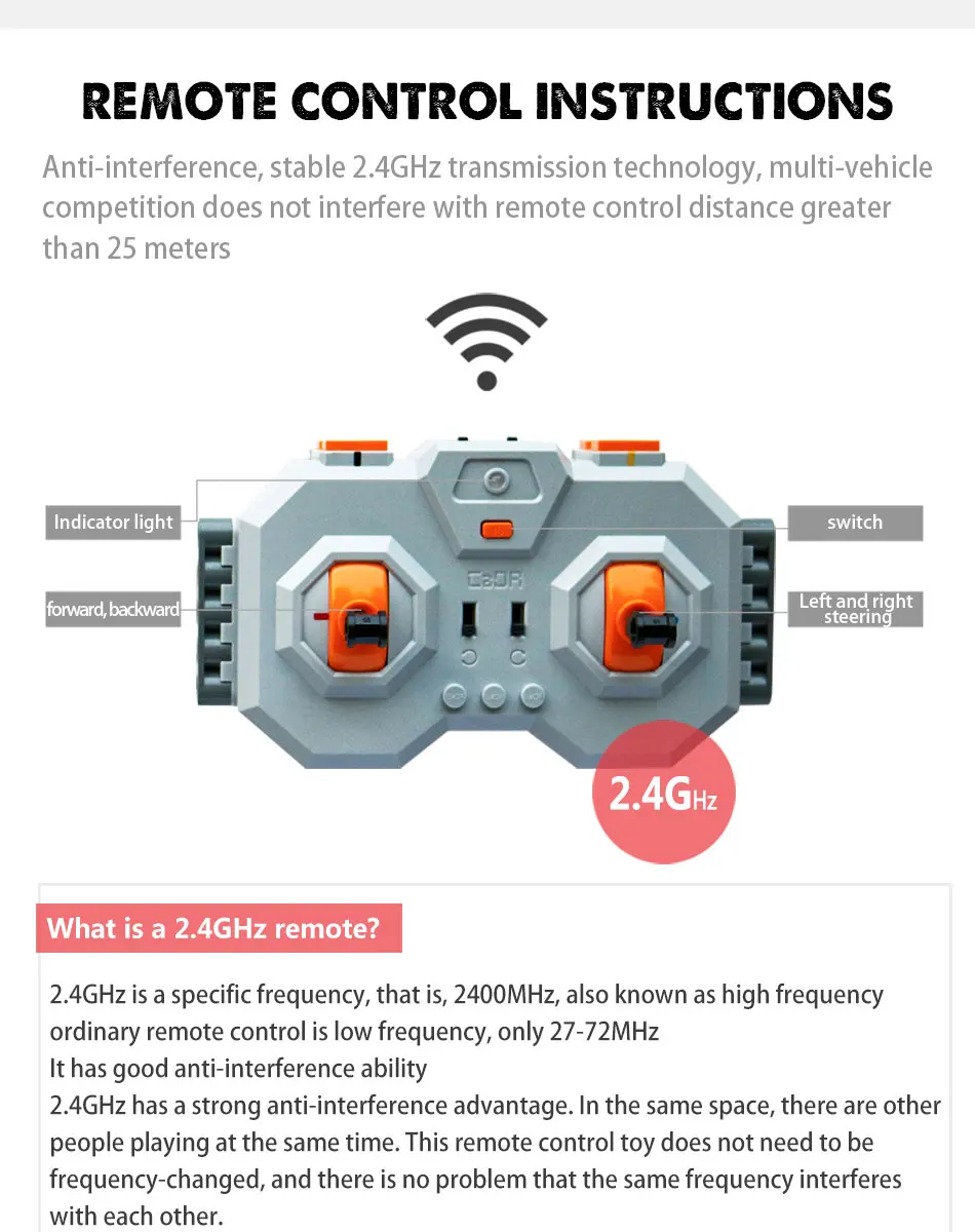 Blocos de Construção do Carro para a Técnica Brinquedos para Meninos Cada Roda Carregador Caminhão Controle Remoto Energia Tijolos 491 Pçs rc 18 blocos de construção do carro para a