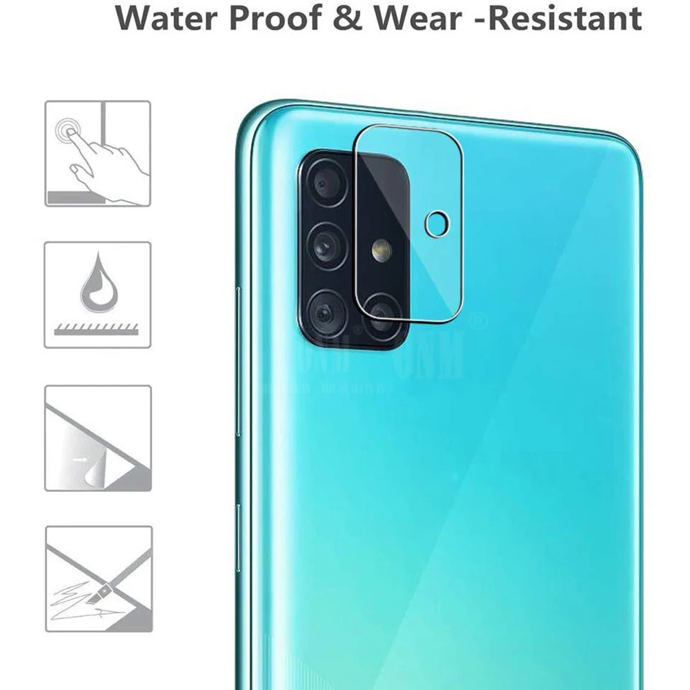 Закаленное стекло для объектива камеры 2 шт. Samsung Galaxy A51 A71 Защитное экрана