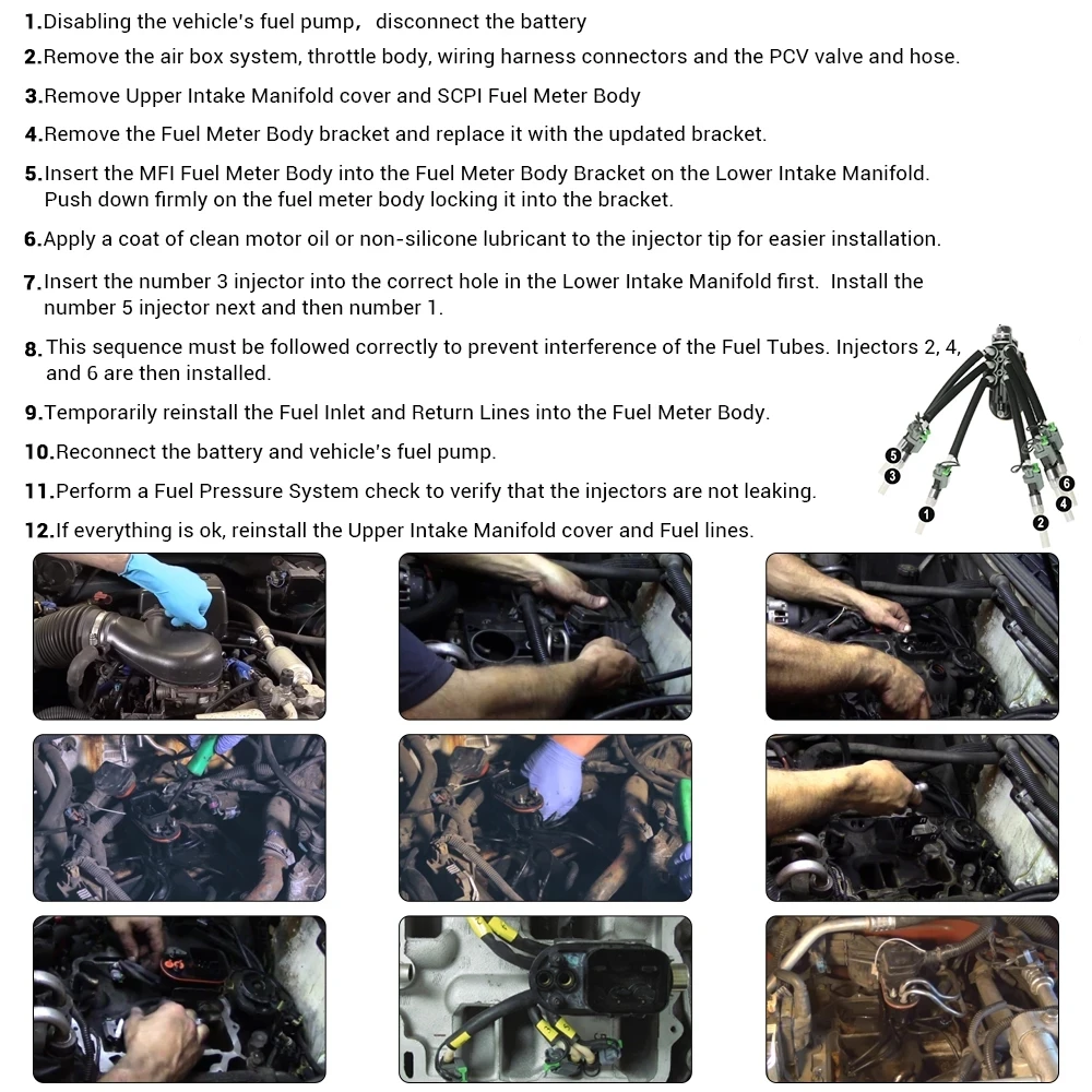 Spider Fuel Injector FJ503 w/ Retaining Bracket SCPI to MPFIFJ10565 217-3028 12568332 For 96-05 Chevy Chevrolet GMC GM V6 4.3L