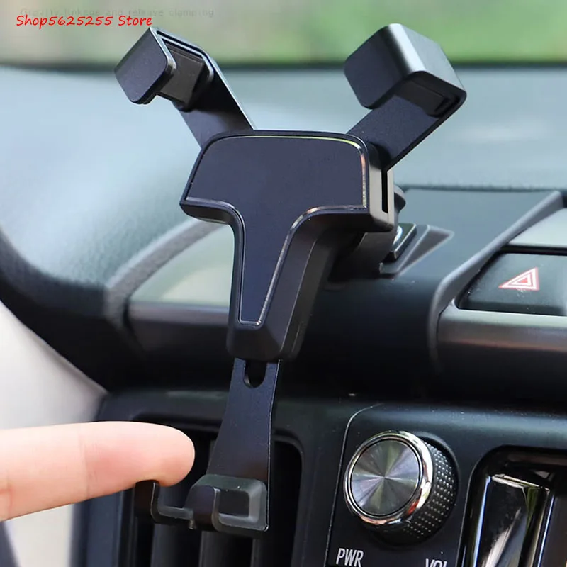

Car Mobile Phone Bracket Sucker Snap For Toyota RAV4 RAV-4 2019 2020 Fixed Navigation Support Clip Shockproof Car Decoration