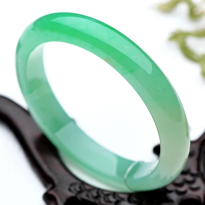 

zheru jewelry natural Burmese emerald green 54-64mm bracelet elegant princess jewelry jade jewelry send mother send girlfriend