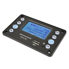 Аудио модуль лирика дисплей прочный Bluetooth WAV 12 в приемник декодер доска MP3 плеер Автомобильный комплект WMA APE функция памяти черный