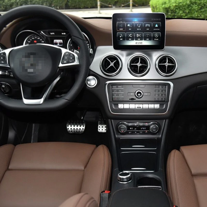 Педаль тормоза акселератора из нержавеющей стали для Mercedes Benz CLA GLA A B ML GL R Class W164 W166
