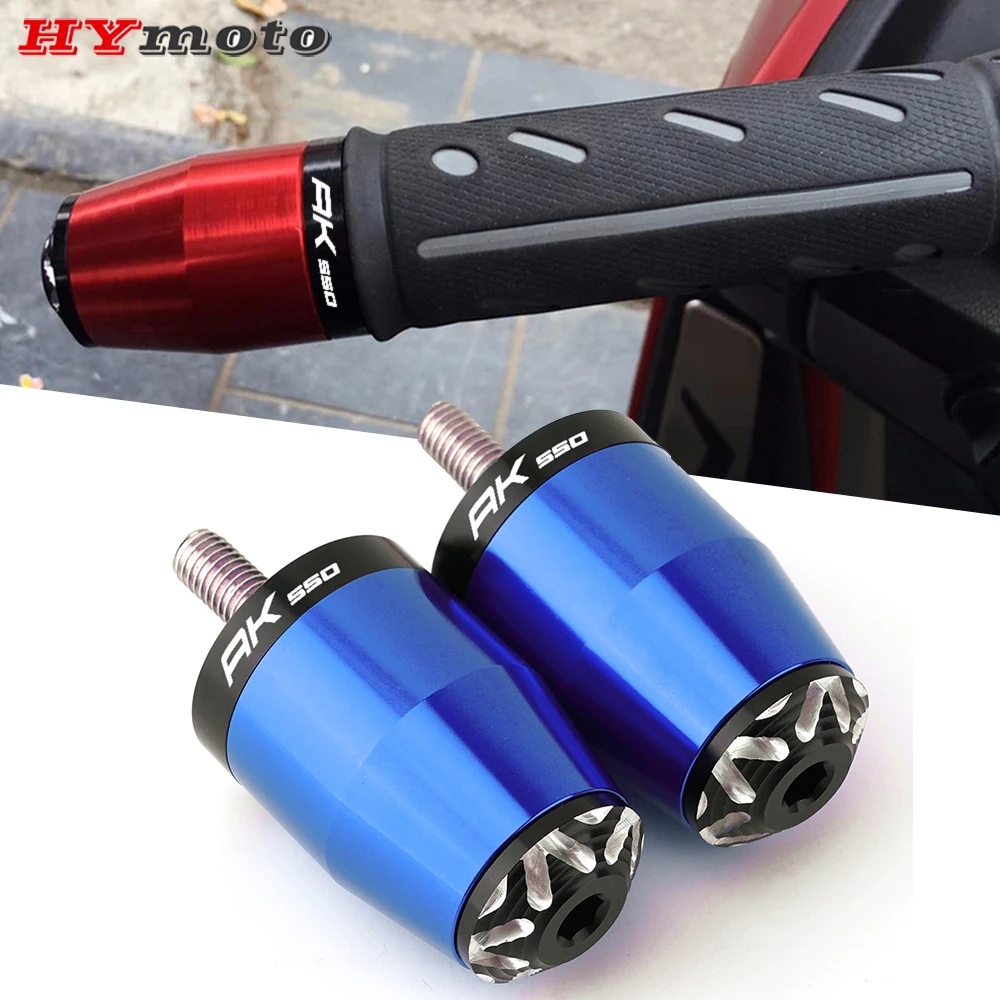 

Для KYMCO AK 550 AK550 2017-2021 2022 высококачественные аксессуары для мотоциклов с ЧПУ ручки руля ручки Концевая заглушка анти-вибрация