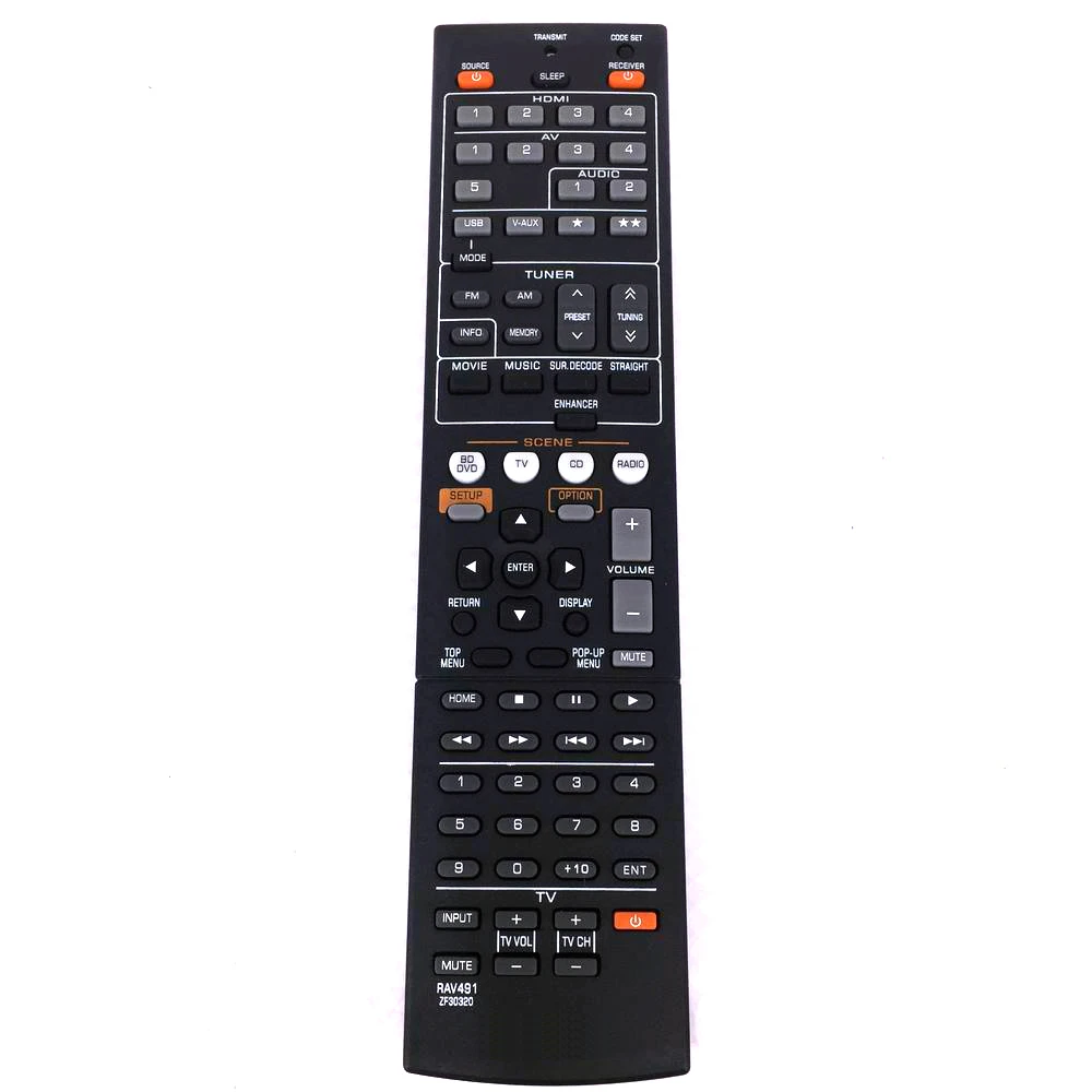 New original remote control For YAMAHA AV RAV491 ZF30320 RAV494 HTR-4066 RX-V475
New original remote control For YAMAHA AV RAV491 ZF30320 RAV494 HTR-4066 RX-V475