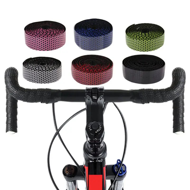 1 пара противоскользящая велосипедная силиконовая лента для руля, торцевая заглушка, трехмерный ремень, дышащая Ультралегкая велосипедная лента