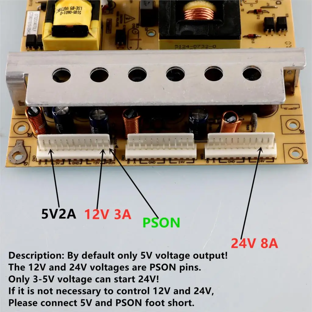 Плата питания 5 в 12 В 24 В 1A 2A 3A 4A 5A 6A 7A 8A lcd плата питания универсальная плата питания