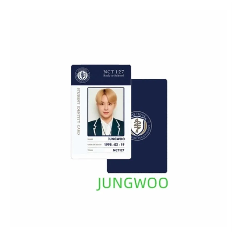 Kpop NCT 127 автограф Фотокарта Taeyong Haechan ПВХ фото карта Jungwoo Taeil HD Коллекционная карта