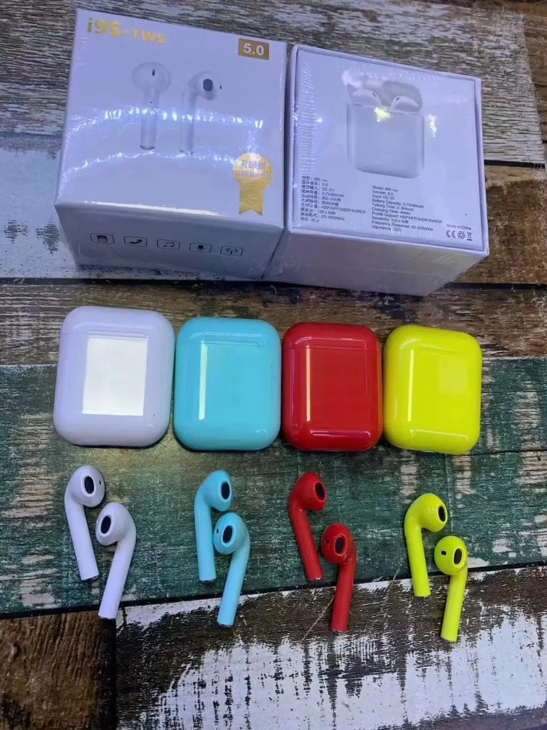 

30 Pcs/lot i9S i7s TWS Wireless Earphone Portable 5.0 Sports bluetooth headset Mini Bluetooth Earphones Earbud for Phone Andorid