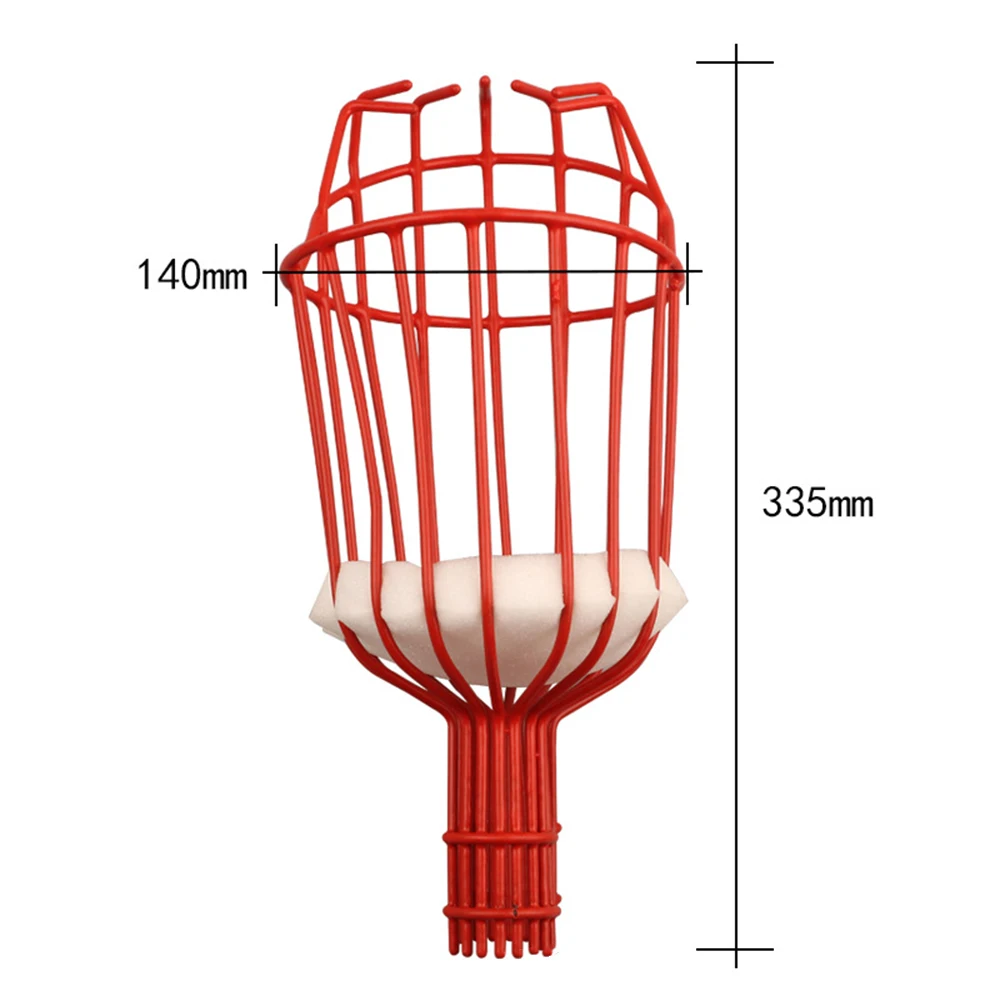 Полезная глубокая корзина из углеродистой стали для подбора фруктов удобный садоводческий инструмент для сбора фруктов Садоводство персик