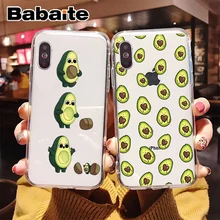 Babaite мультяшный милый чехол для телефона с авокадо DIY 11pro max для Apple iPhone X XS MAX 8 7 6 6S Plus 5 5S SE XR