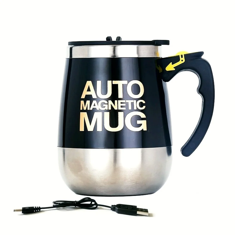WB Rechargeable USB Automatic Self Stirring Magnetic Mug New Creative Electric Smart Mixer Coffee Milk Mixing Cup Water Bottle | Дом и сад