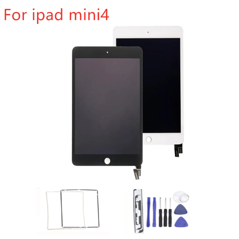 

For iPad mini 4 A1538 A1550 LCD Display Touch Screen Digitizer Panel Assembly Replacement Part +3Free Gifts