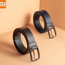 Xiaomi VLLICON модный двусторонний вращающийся ремень с пряжкой для мужчин первый слой воловьей кожи мужской кожаный повседневный деловой