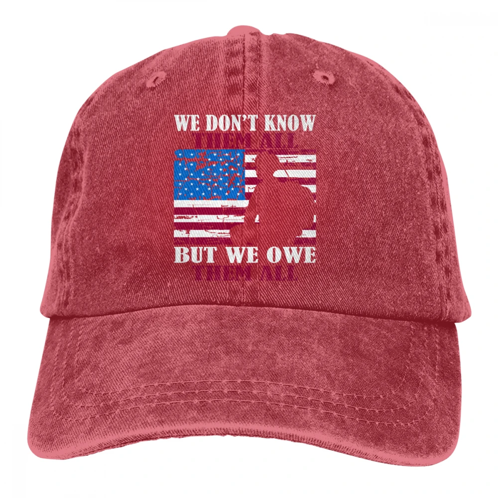 Мы не знаем их все американский флаг Casquette черные унисекс Мужские Женские джинсовые бейсболка с ремешком кепки регулируемые Гольф папа шляпа