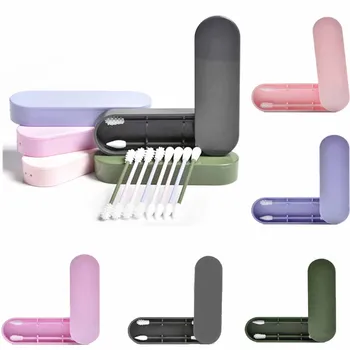 

1PCS/2PCS Reusable Cotton Swab Ear Cleaning Silicone Washable Makeup Swabs Sticks Soft Flexible Make Up Tools Kit Dropshipping