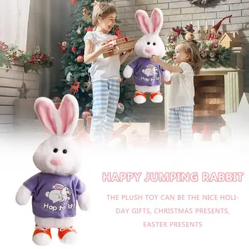 

Electric Plush Rabbit Toy Bunny Stuffed Dolls Cartoon Bunny Rabbit Plush Toy With Music And Dancing For Girls Birthday Gift