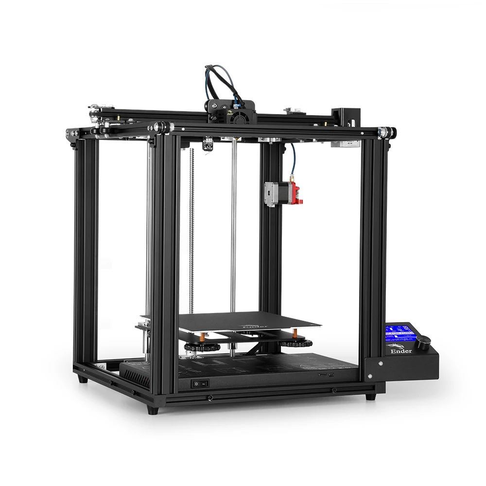 Creality 3D Ender-5 Pro Высокоточный 3d принтер DIY комплект с обновлением Бесшумная материнская плата PTFE трубки металлический экструдер 220*220*300