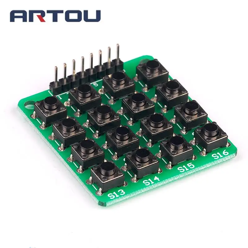 MCU удлинитель 4x4 16 клавишный матричный модуль клавиатуры для Arduino 4*4 матричная