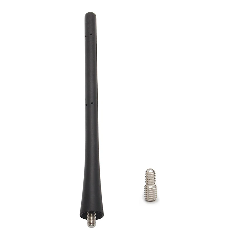 Mástil Antena Unique Bargains AM/FM Negro Espiral Corto 8 Pulgadas