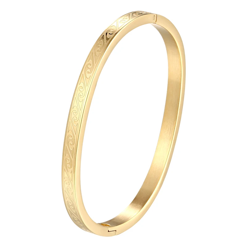 Stainless Steel Bangle Bracelet for Kids Mother