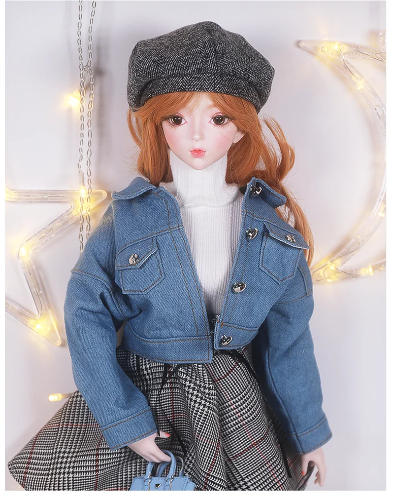DBS 1/3 BJD кукла город детская серия механическое соединение тела с макияжем, 62 см Высота девушки, SD