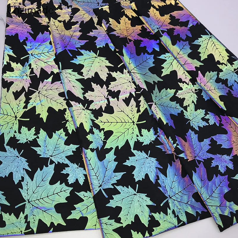 Chzimade 45x150 см Радужная ночь радужные светоотражающие ткани ручной работы нейлон Тафта Ткань для сумки Подушка Швейное Ремесло «сделай сам»