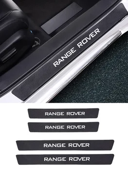 

4PCS Car Door Sill Plate Stickers Car Tuning Accessories For Land Rover Discovery 3 4 2 Freelander 2 1 Evoque Velar SVR