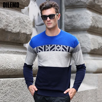 

2020 New Fashion Brand Warm Sweaters Mens Pullover Woolen Slim Fit Jumpers Knitting Winter Korean Style Casual Clothing Men