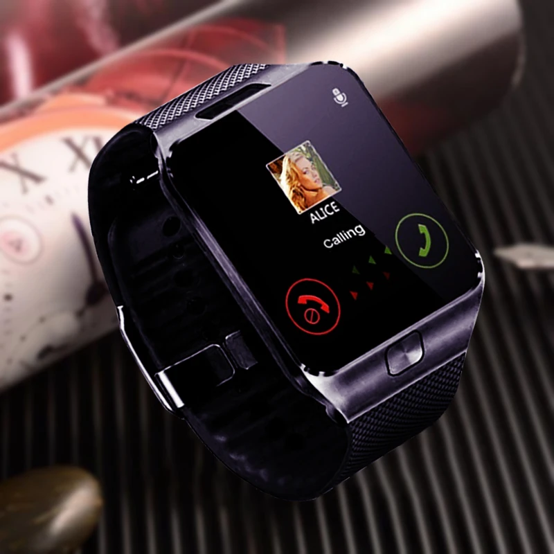 DZ09 смарт сенсорный экран Bluetooth Спорт Музыка вызов камера Smartwatch носимые Часы Smartwatch для IPhone Android