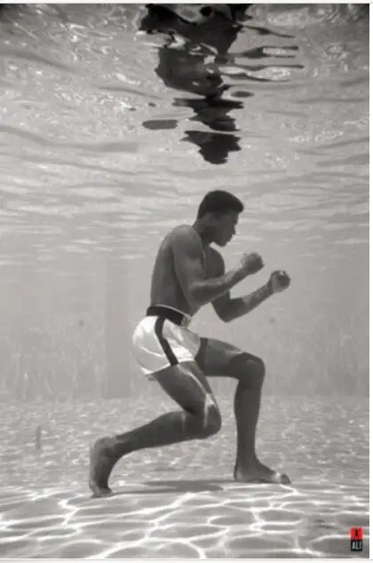 MuhammadAli Шелковый плакат декоративной живописи обои 24x36 дюймов