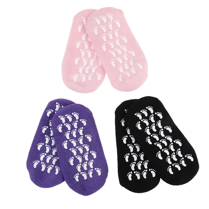 1 Pair moisturizing socks Soften Repair Cracked Skin Gel Sock Skin Treatment Spa Sock Foot Care Protectors
