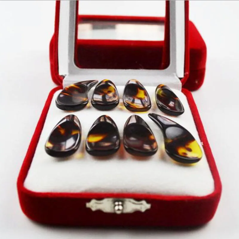 8 шт./компл. Guzheng Picks Gu Zheng Пальцы для ногтей с коробкой над струнами аксессуары