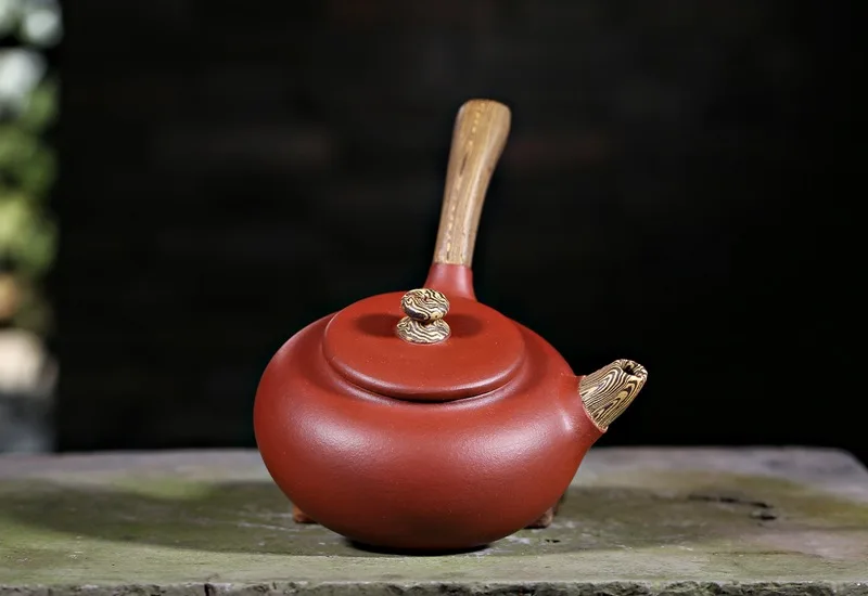 2238 Kung Fu Tea Set Boutique Yixing Clay Teapot Gift Authentic Raw Ore Plain Cement Entirely Handmade tang yu Yixing Clay Teapo