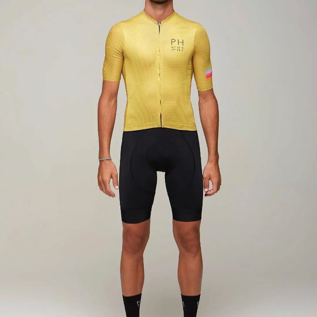 Ride better yellow pro team areo Велоспорт Джерси короткий рукав последнее Аэро термобелье с новейшей тканью для жаркого лета