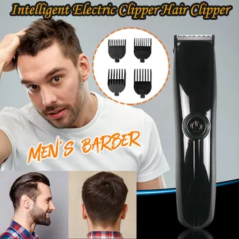 

Professional Digital Hair Trimmer Rechargeable Electric Hair Clipper Men's Cordless Haircut Adjustable Blade Shaving Set